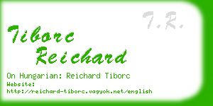 tiborc reichard business card